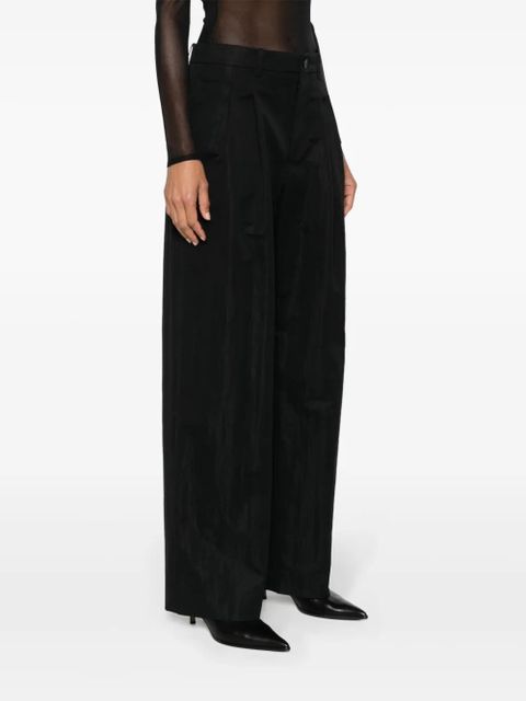 WARDROBE.NYC wide-leg tailored trousers - Black