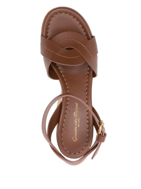 Gianvito Rossi 100mm platform sandals - Brown