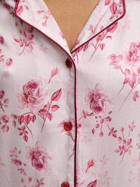 Answear Lab piżama damska kolor różowy