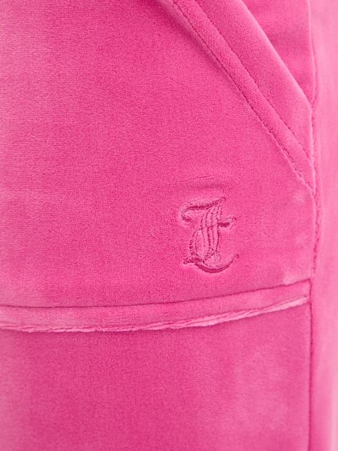 Juicy Couture spodnie dresowe DEL RAY POCKETED PANT damskie kolor różowy gładkie JCAP180