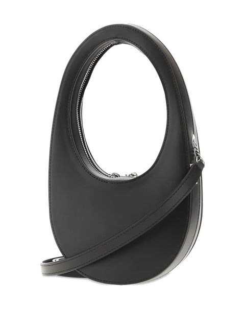 Coperni mini Swipe oval-frame leather tote bag - Black - zdjęcie produktu nr 2