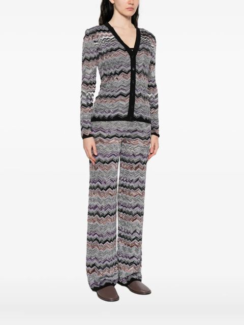Missoni chevron-knit cardigan - Black