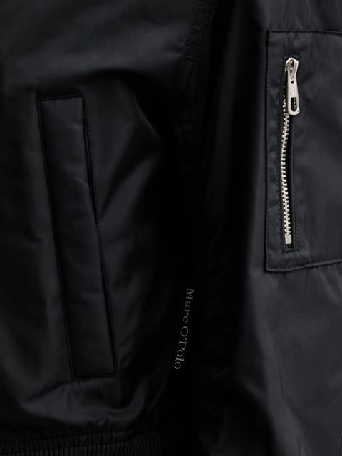 Marc O'Polo kurtka bomber kolor czarny przejściowa oversize 506127070033