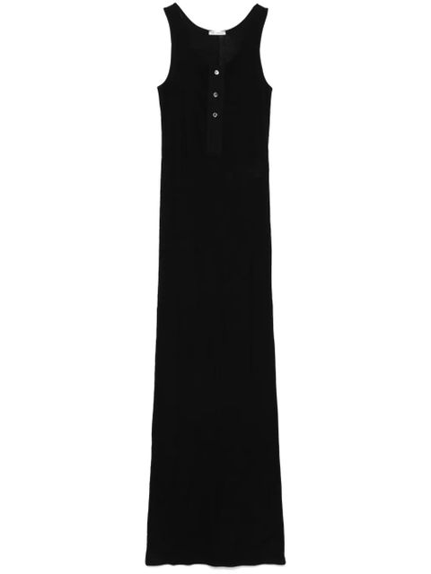 AMI Paris cotton maxi dress - Black - zdjęcie produktu nr 1