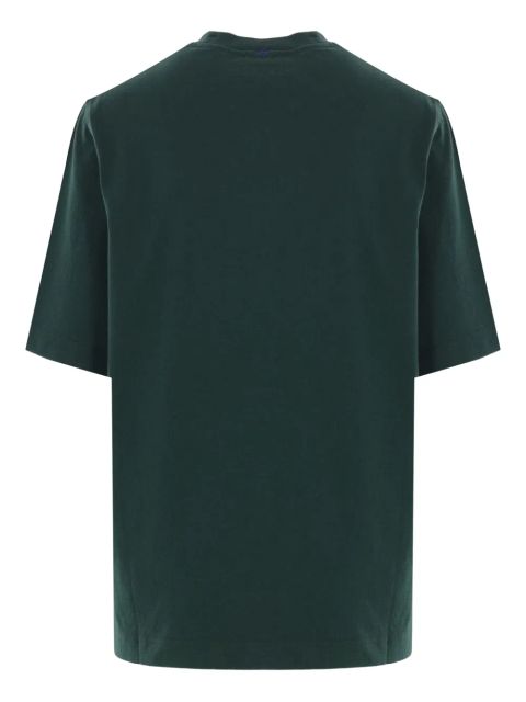 Burberry equestrian-knight patch T-shirt - Green