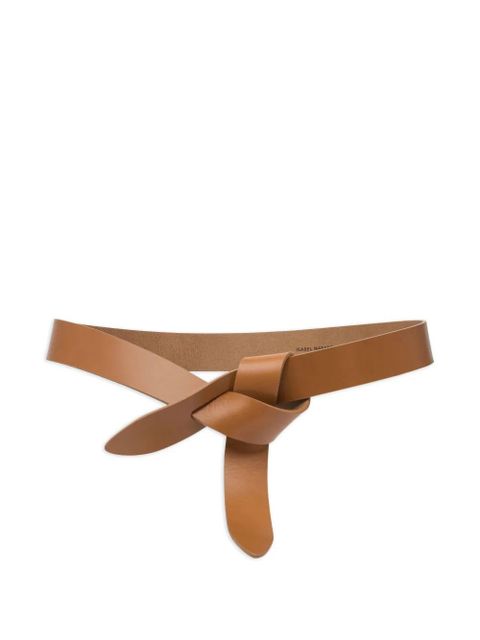 ISABEL MARANT Lecce knotted leather belt - Brown - zdjęcie produktu nr 1