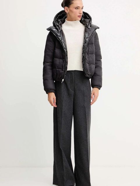 Patrizia Pepe kurtka kolor czarny zimowa 2O0189 A647