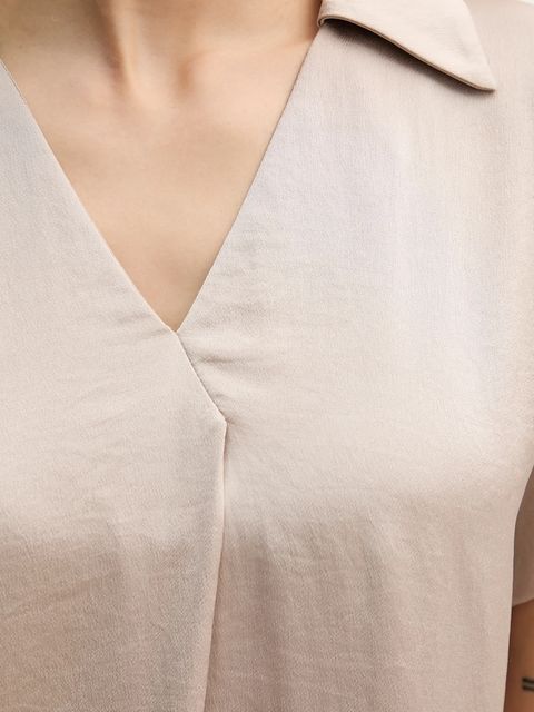 Joseph Ribkoff bluzka damska kolor beżowy gładka 261191