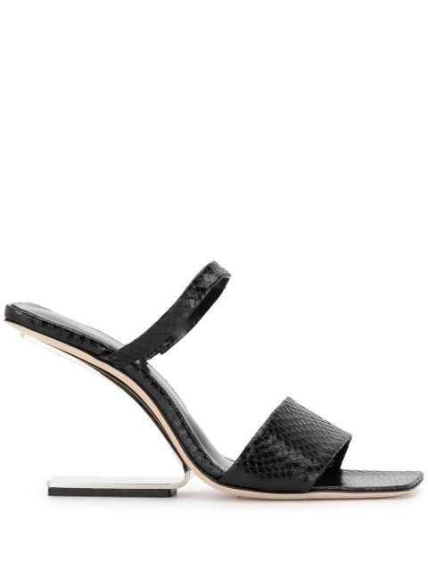 Cult Gaia Rene cut-out heel sandals - Black - zdjęcie produktu nr 1