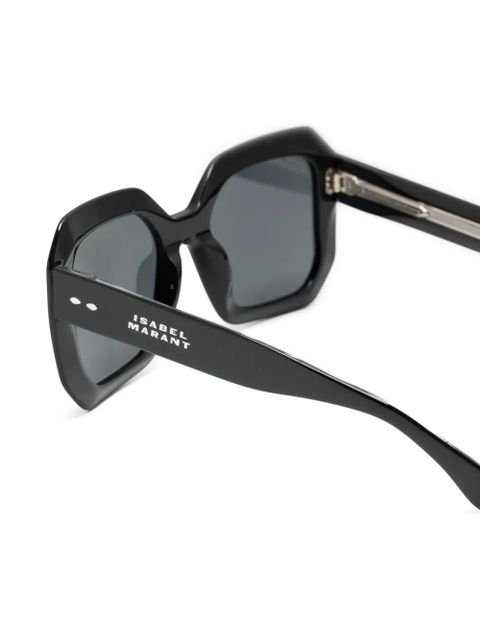 Isabel Marant Eyewear Hexagon sunglasses - Black