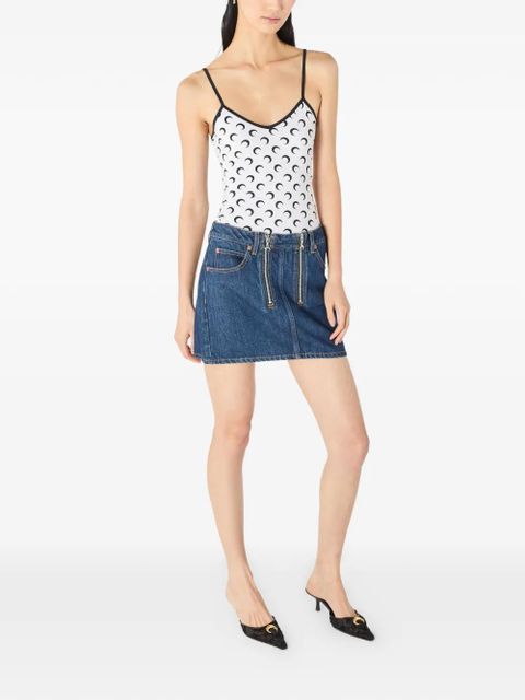 Marine Serre moon-print top - White - zdjęcie produktu nr 2