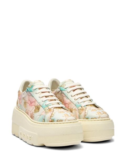 Casadei Nexus floral-detail sneakers - Neutrals - zdjęcie produktu nr 2