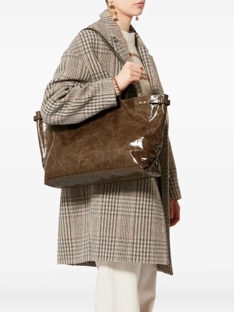 ISABEL MARANT Winna Tote leather shoulder bag - Green