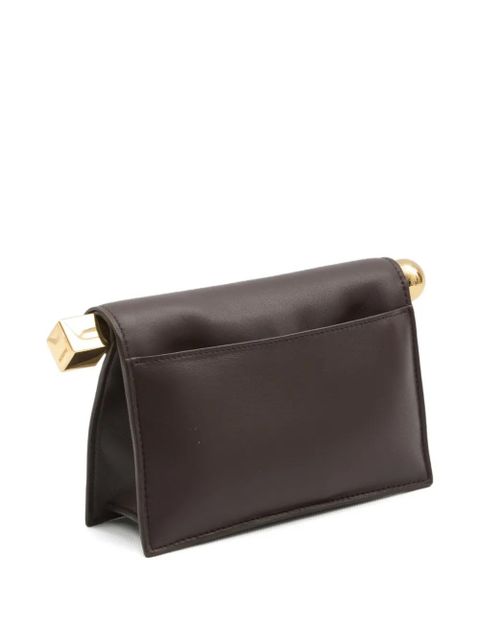 Jacquemus small Rond Carré clutch - Brown - zdjęcie produktu nr 2