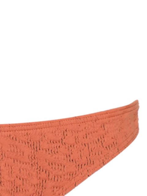 Bond-eye textured bikini bottoms - Orange - zdjęcie produktu nr 2