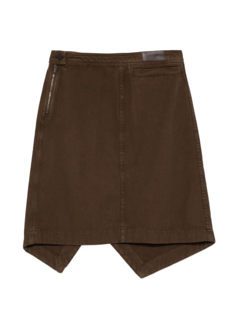 LEMAIRE asymmetric skirt - Brown - zdjęcie produktu nr 2