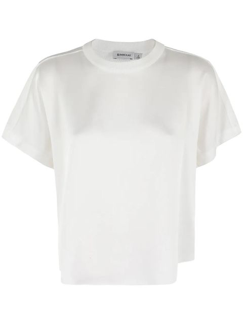 Simkhai Addy T-shirt - White - zdjęcie produktu nr 1