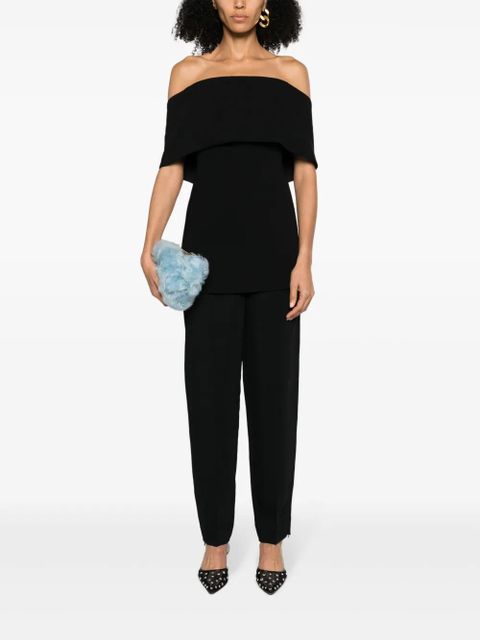 TOTEME off-shoulder strapless top - Black