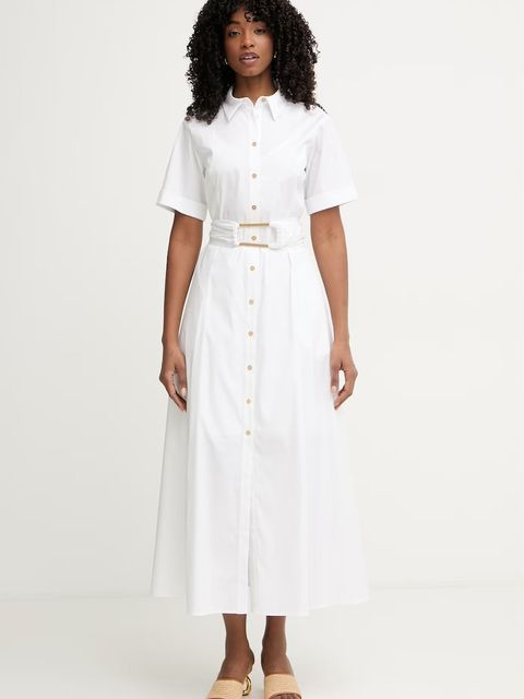 Marciano by Guess sukienka rozkloszowana z bawełną ULLA - zdjęcie produktu nr 1