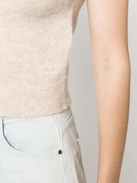 MARANT ÉTOILE Ametis knitted vest - Neutrals - zdjęcie produktu nr 2