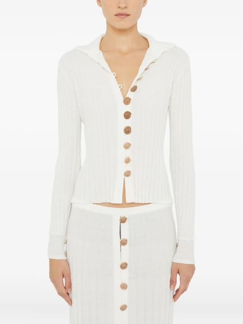 Christopher Esber button-details cardigan - White