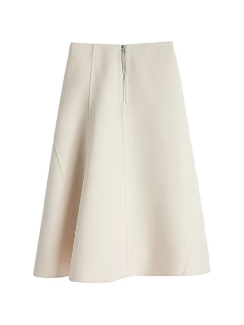 Jil Sander x Moncler panelled A-line skirt - White - zdjęcie produktu nr 2