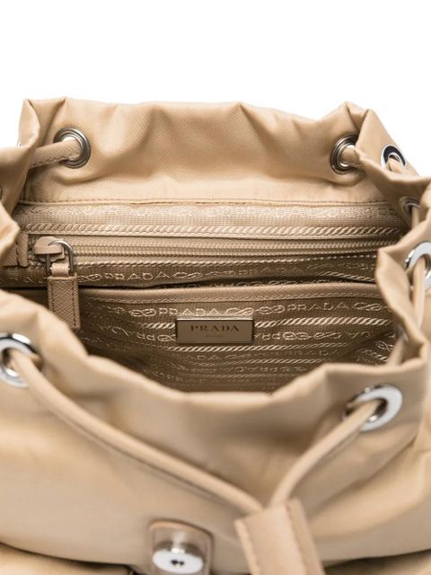 Prada buckle-detail backpack - Neutrals