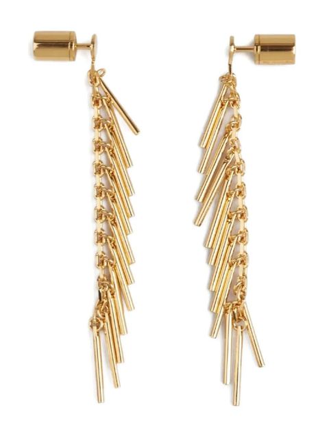 Jil Sander chain-bar earrings - Gold - zdjęcie produktu nr 2