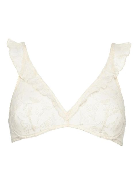 ERES Printanière underwire ruffled bra - Neutrals - zdjęcie produktu nr 1