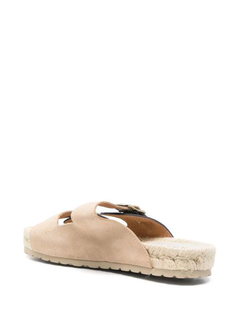 Manebi suede slides - Neutrals