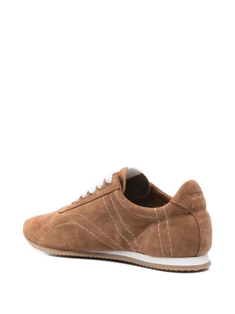 TOTEME Flex suede sneakers - Brown