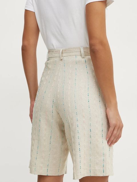 Fracomina szorty z domieszką lnu