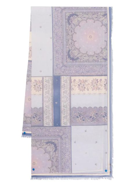 ZIMMERMANN printed cotton pareo - Blue - zdjęcie produktu nr 1