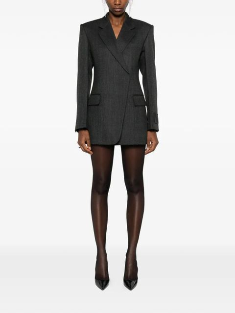 Alexander Wang fitted blazer mini dress - Grey