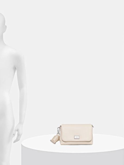 Tommy Jeans torebka kolor beżowy AW0AW17550