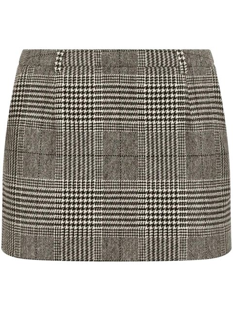 Dolce & Gabbana tartan check skirt - Grey - zdjęcie produktu nr 1