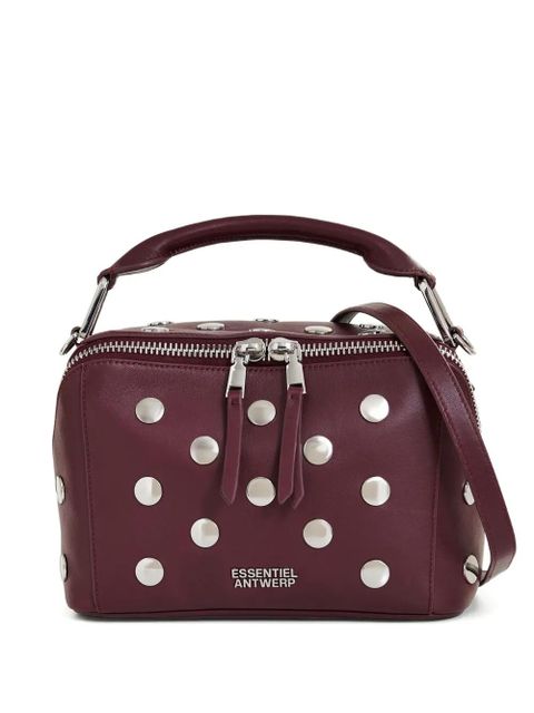 Essentiel Antwerp Imona stud-embellished shoulder bag - Red - zdjęcie produktu nr 1