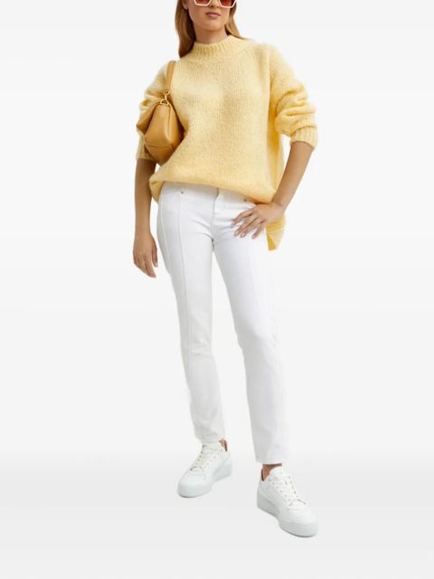 ISABEL MARANT logo-patch jeans - White - zdjęcie produktu nr 2