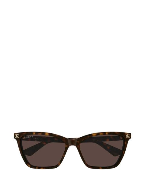 Gucci Eyewear tortoiseshell-effect sunglasses - Brown - zdjęcie produktu nr 1