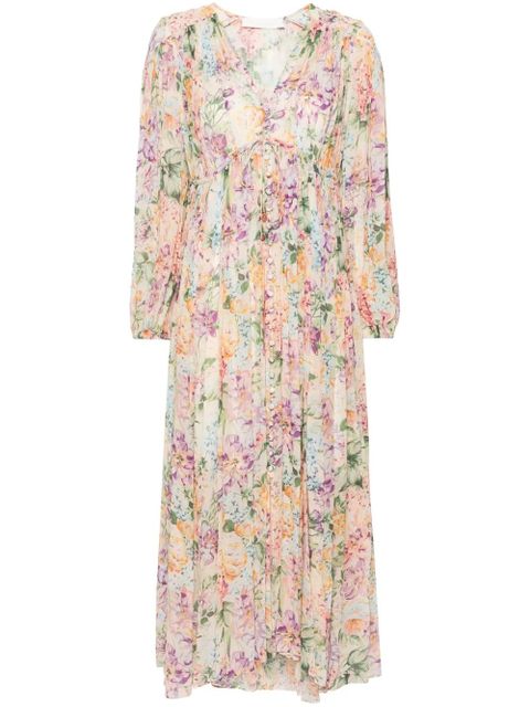 ZIMMERMANN Halliday floral-print maxi dress - Neutrals - zdjęcie produktu nr 1