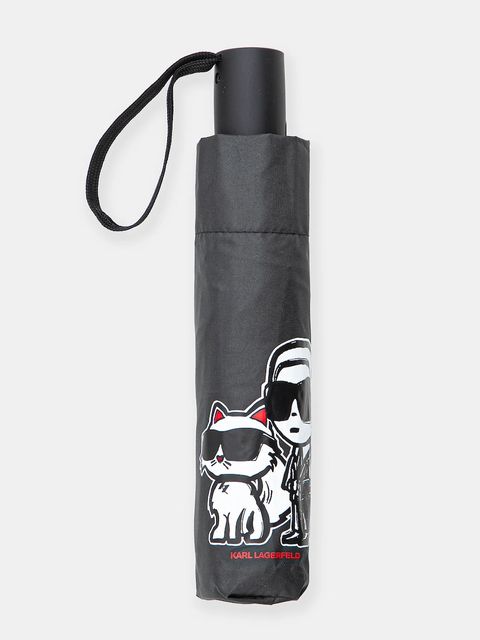 Karl Lagerfeld parasol IKON kolor czarny A2W50021