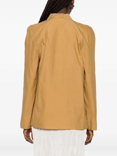 LEMAIRE tie-neck raglan-sleeve blouse - Neutrals