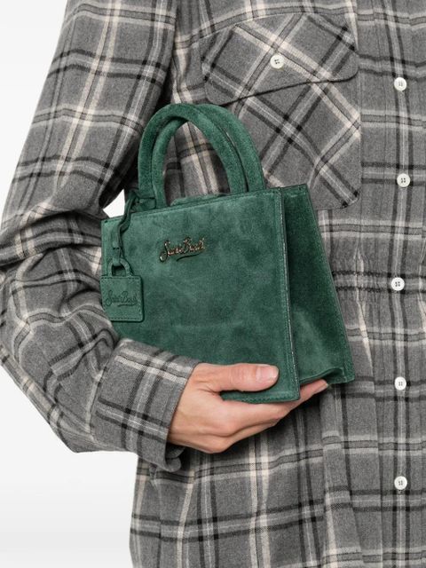 MC2 Saint Barth mini suede tote bag - Green - zdjęcie produktu nr 2