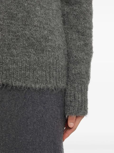 Jil Sander crew-neck wool jumper - Grey