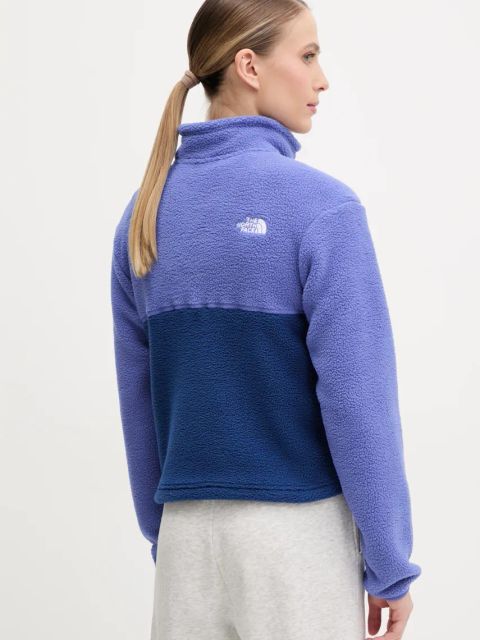 The North Face bluza polarowa Yumiori kolor granatowy z aplikacją NF0A8843BU41