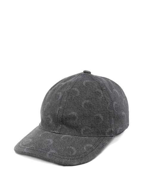 Marine Serre moon denim baseball cap - Grey - zdjęcie produktu nr 1