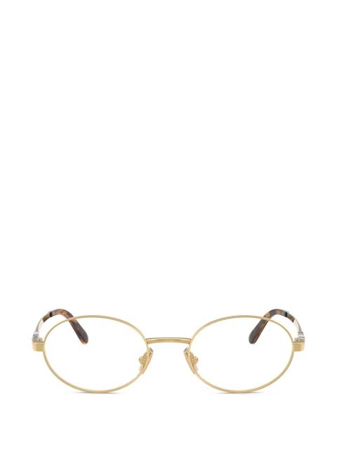 Miu Miu round-frame glasses - Gold - zdjęcie produktu nr 1