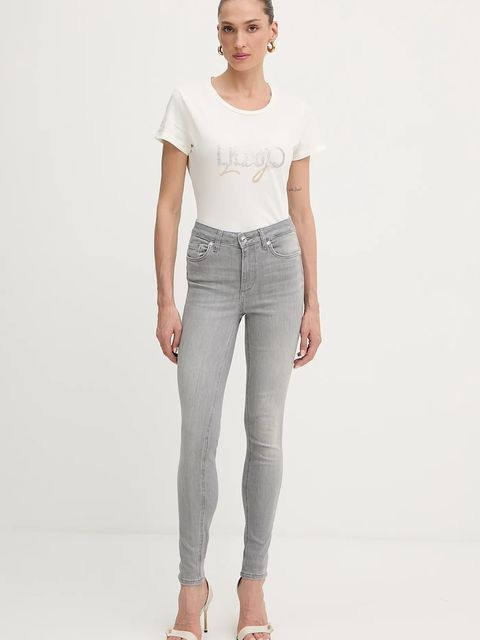 Liu Jo jeansy damskie kolor szary - zdjęcie produktu nr 2