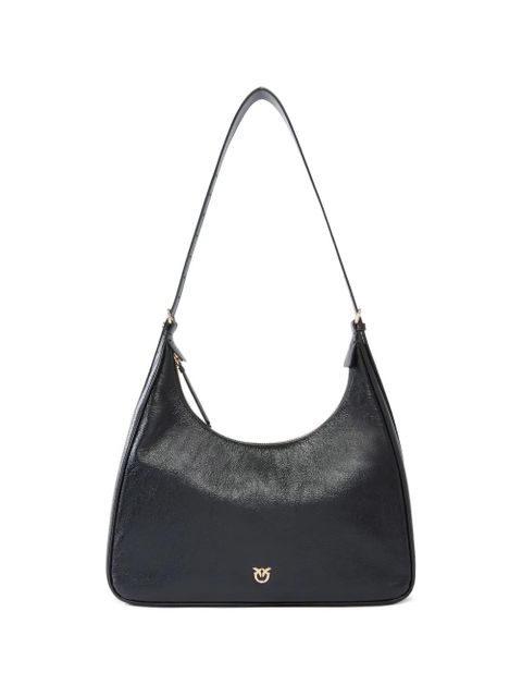 PINKO Love Birds grained-leather shoulder bag - Black - zdjęcie produktu nr 1