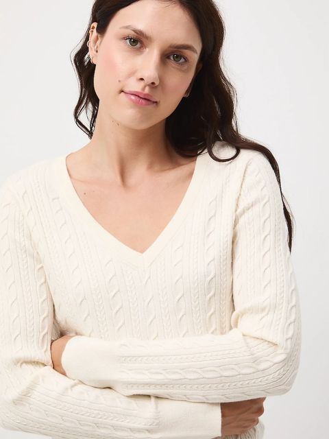 Medicine sweter damski kolor beżowy